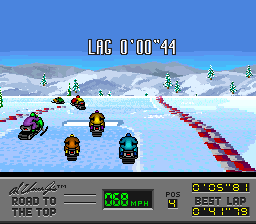 Al Unser Jr.'s Road To The Top screenshot 4 for Super Nintendo